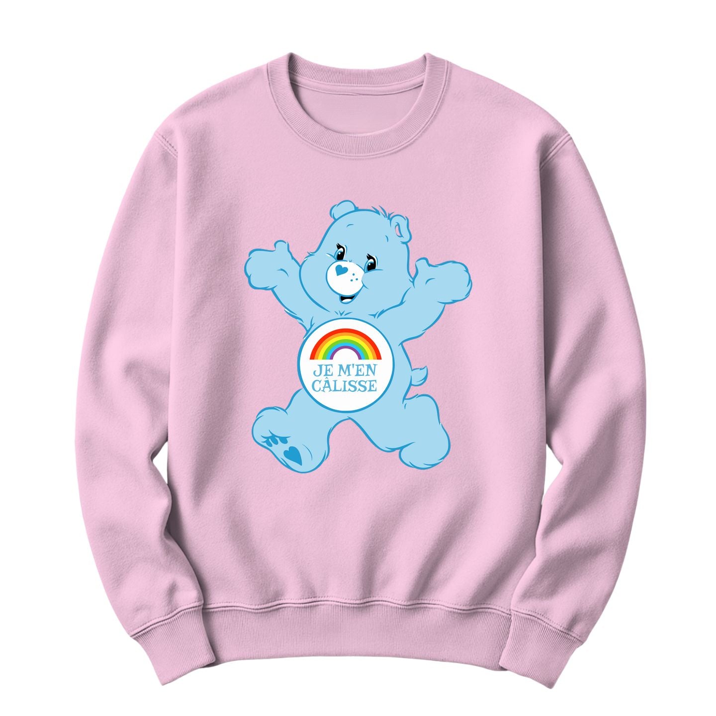 Crewneck J'm'en câlisse en calinours