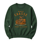 Crewneck Qui va à la chasse perd sa place