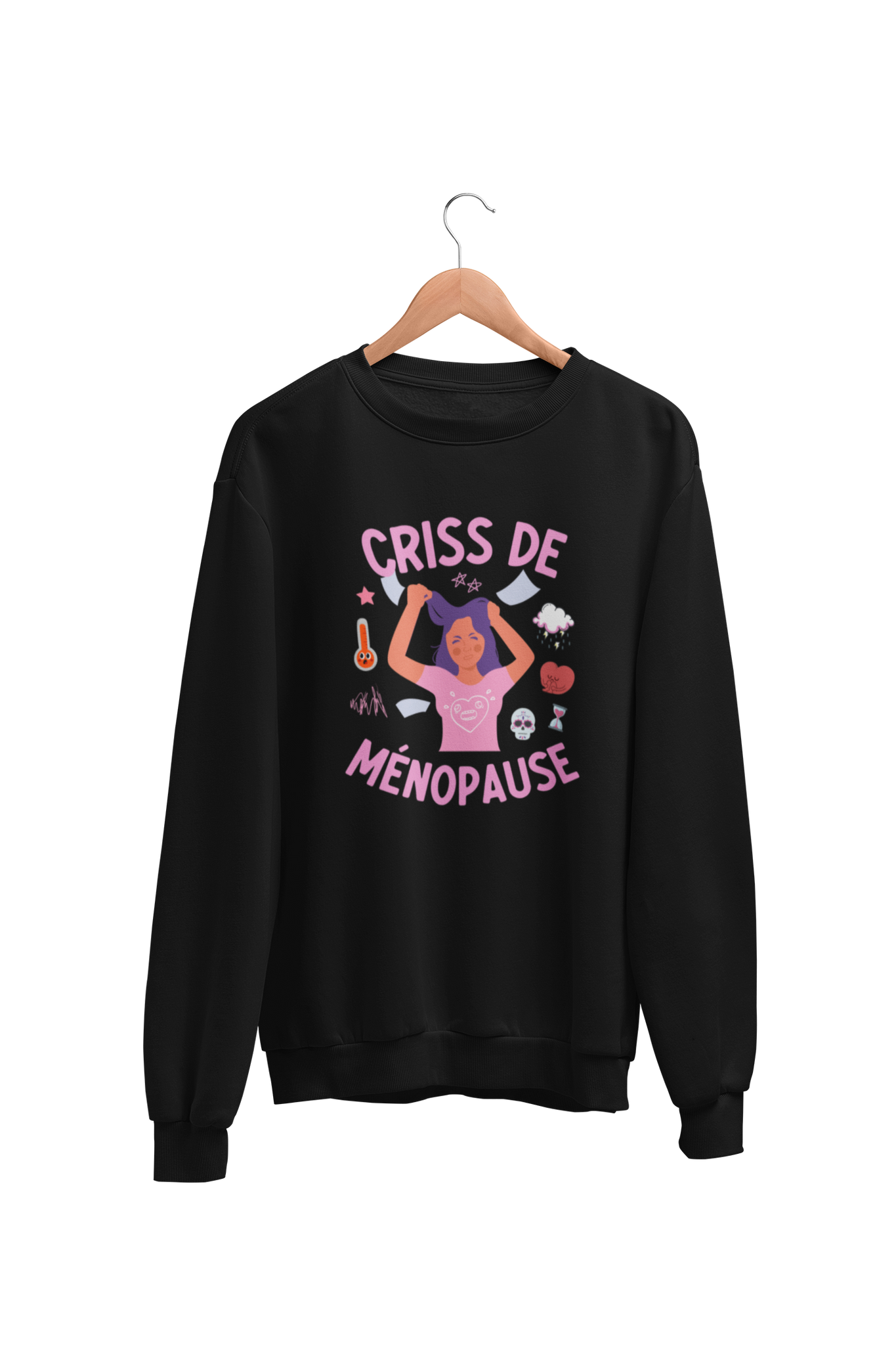 Crewneck Criss de Ménopause Funky