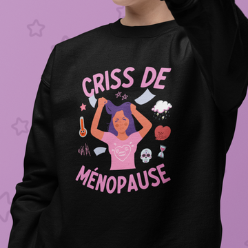 Crewneck Criss de Ménopause Funky