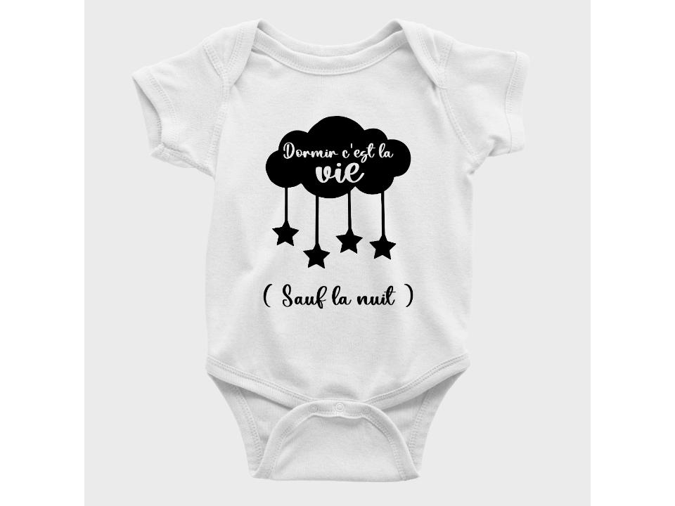 Cache-Couche Dormir c'est la vie-Simplement Vrai Boutique Made In Québec