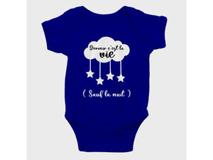 Cache-Couche Dormir c'est la vie-Simplement Vrai Boutique Made In Québec