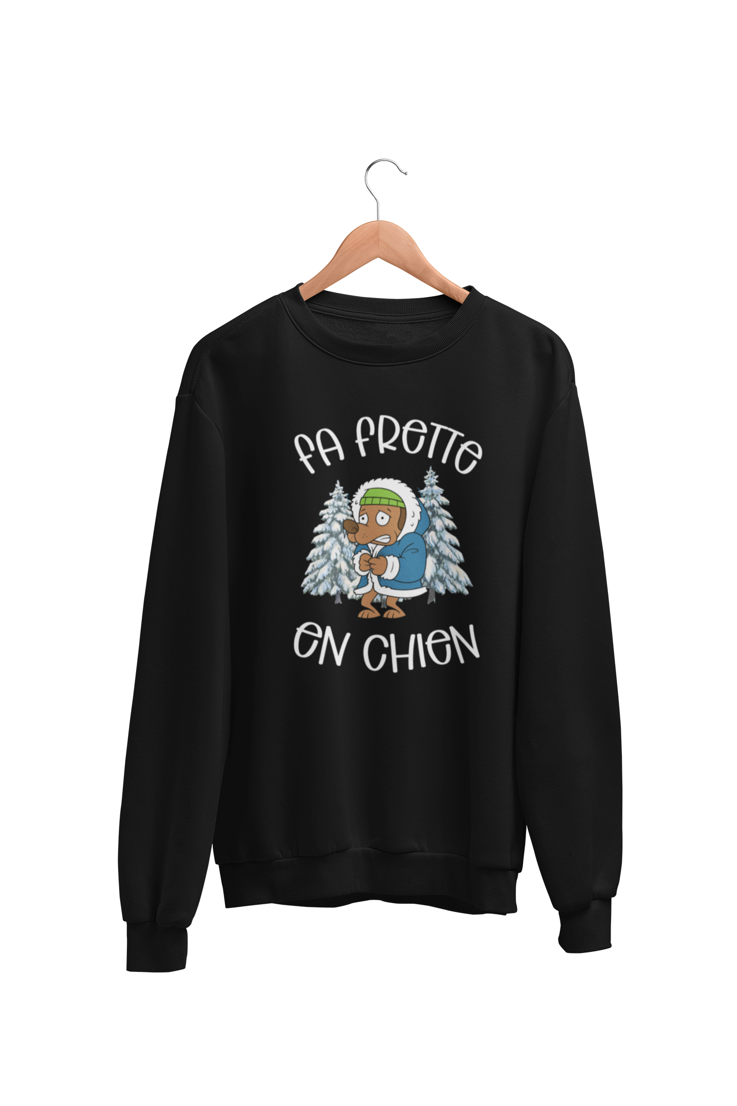 Crewneck Fa frette en chien