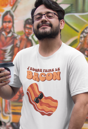 T-Shirt J'adore faire le bacon