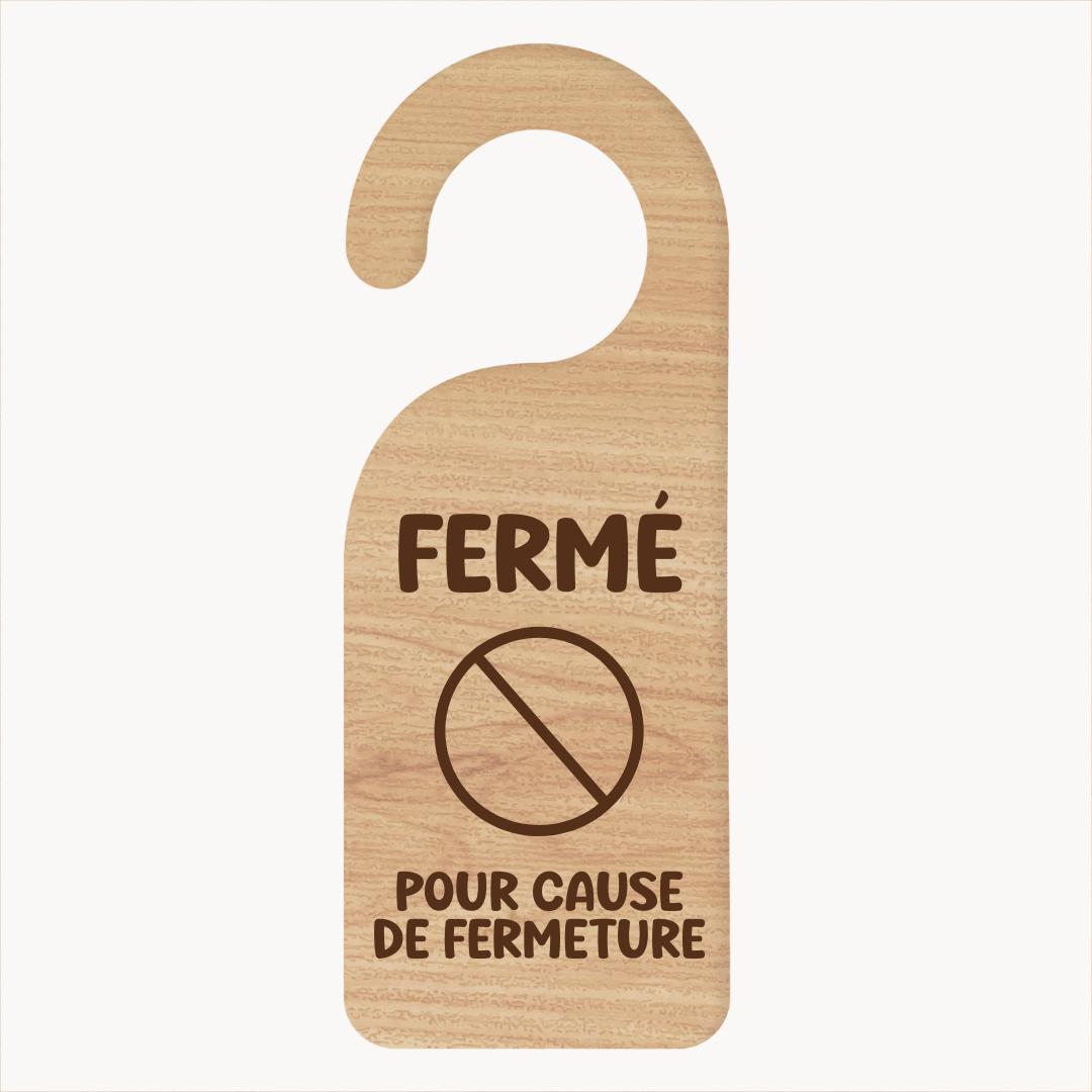 Accroche-Porte Fermé pour cause de fermeture Image principale du produit