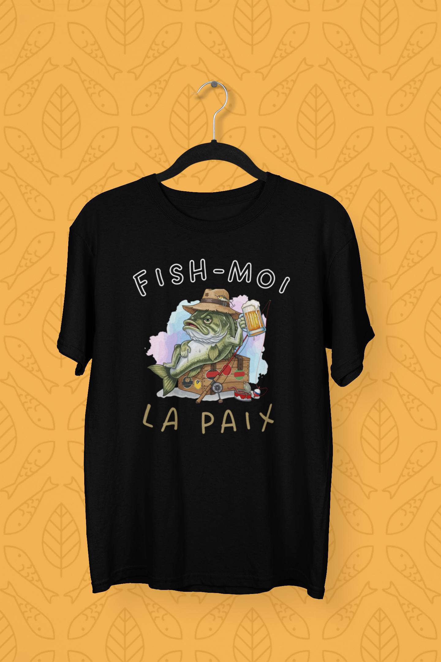 T-Shirt Fish-moi la paix