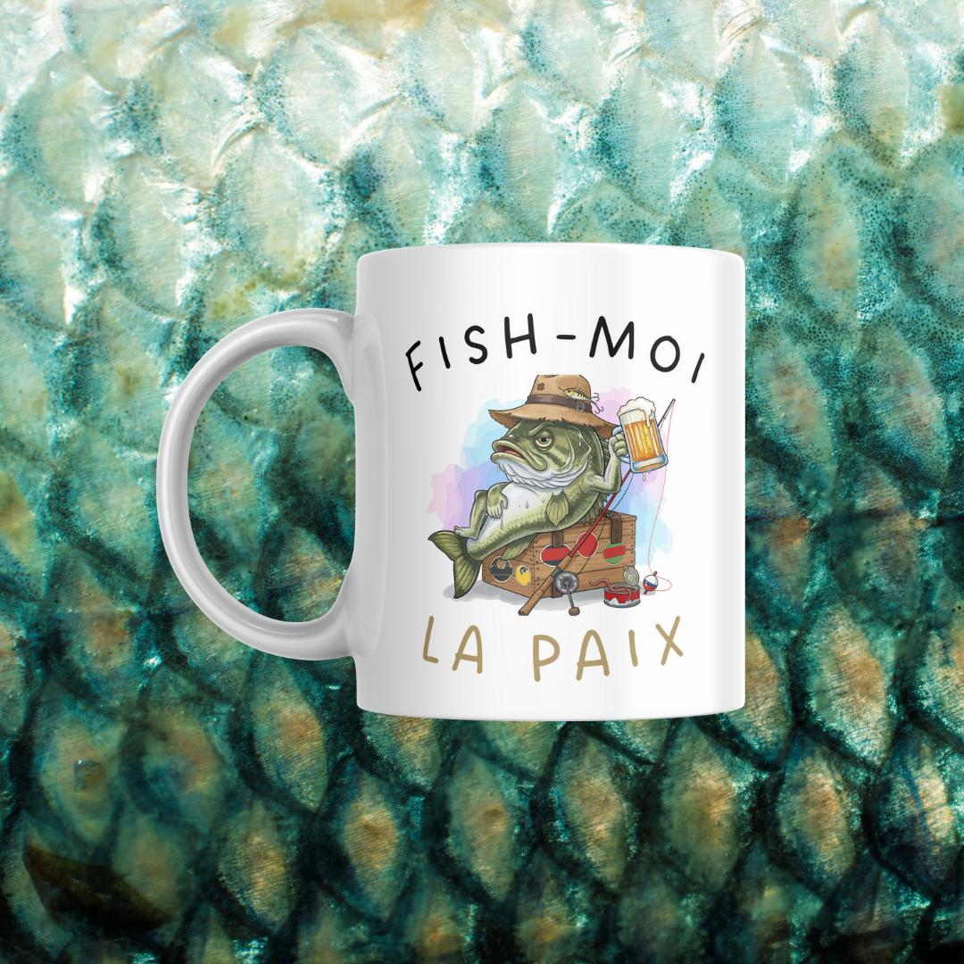Tasse à café Fish-moi la paix