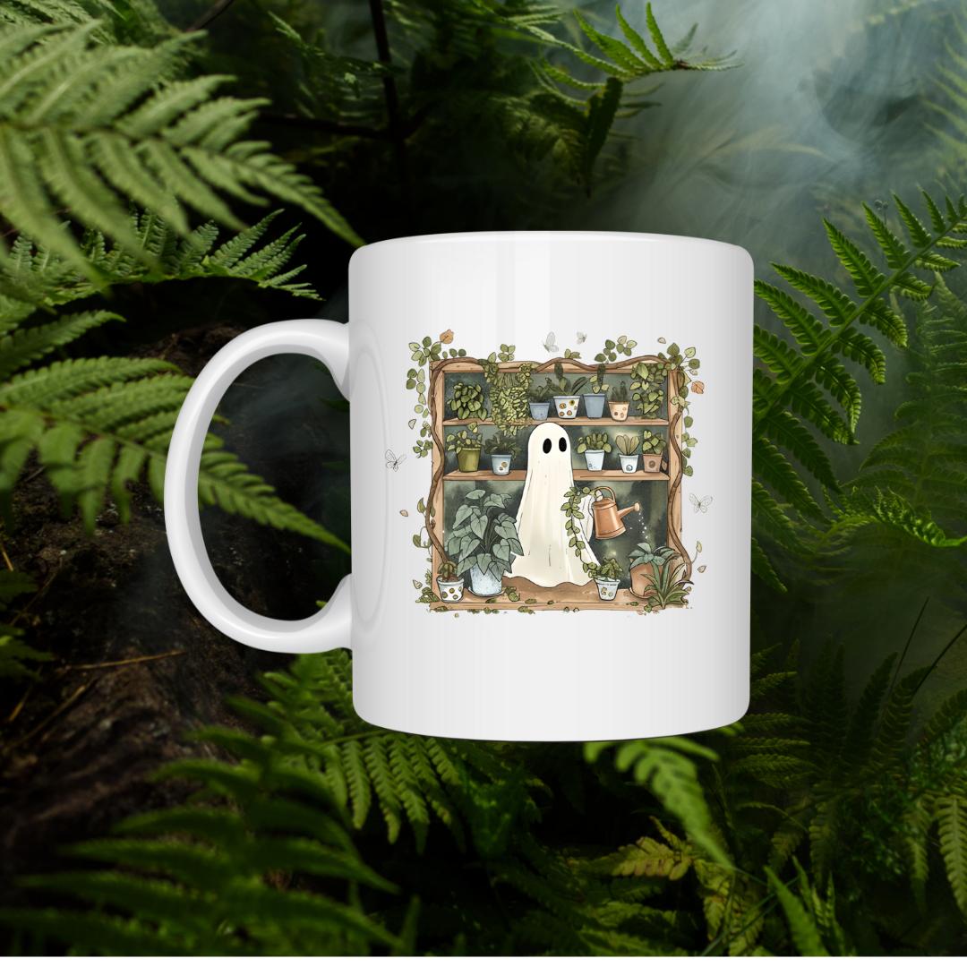 Tasse à café Gère ta fougère halloween
