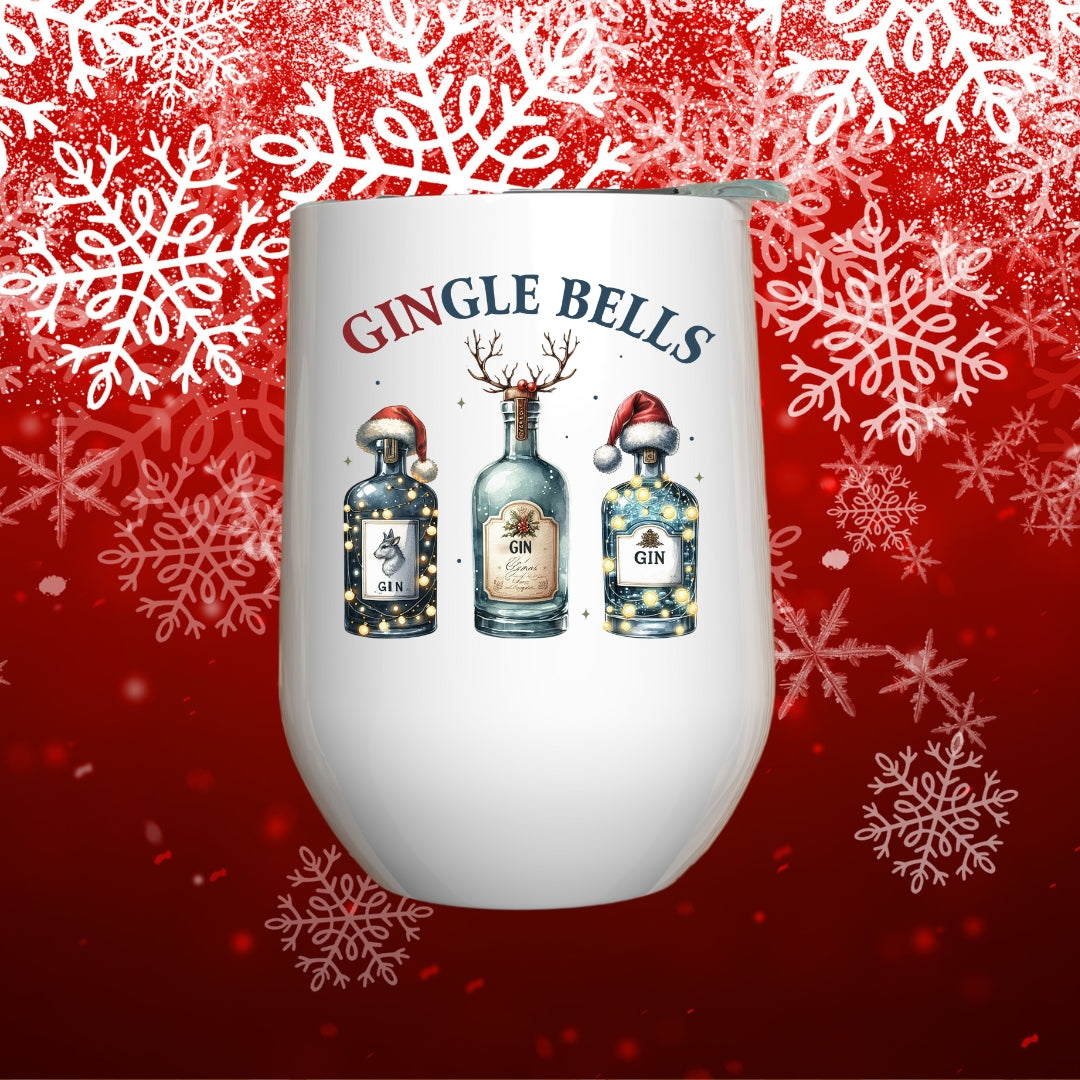 Verre à vin - Gingle Bells