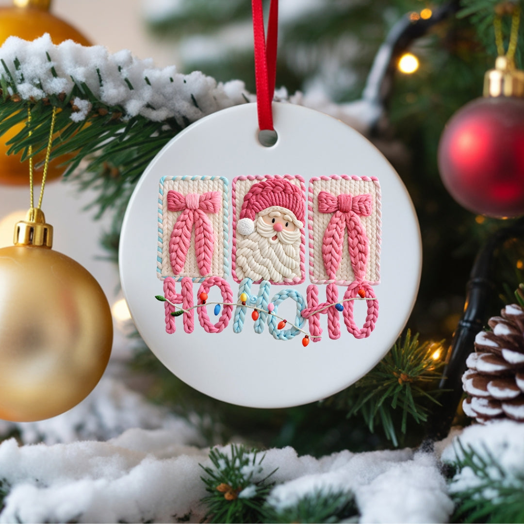 Ornement de Noël Ho! Ho! Ho!