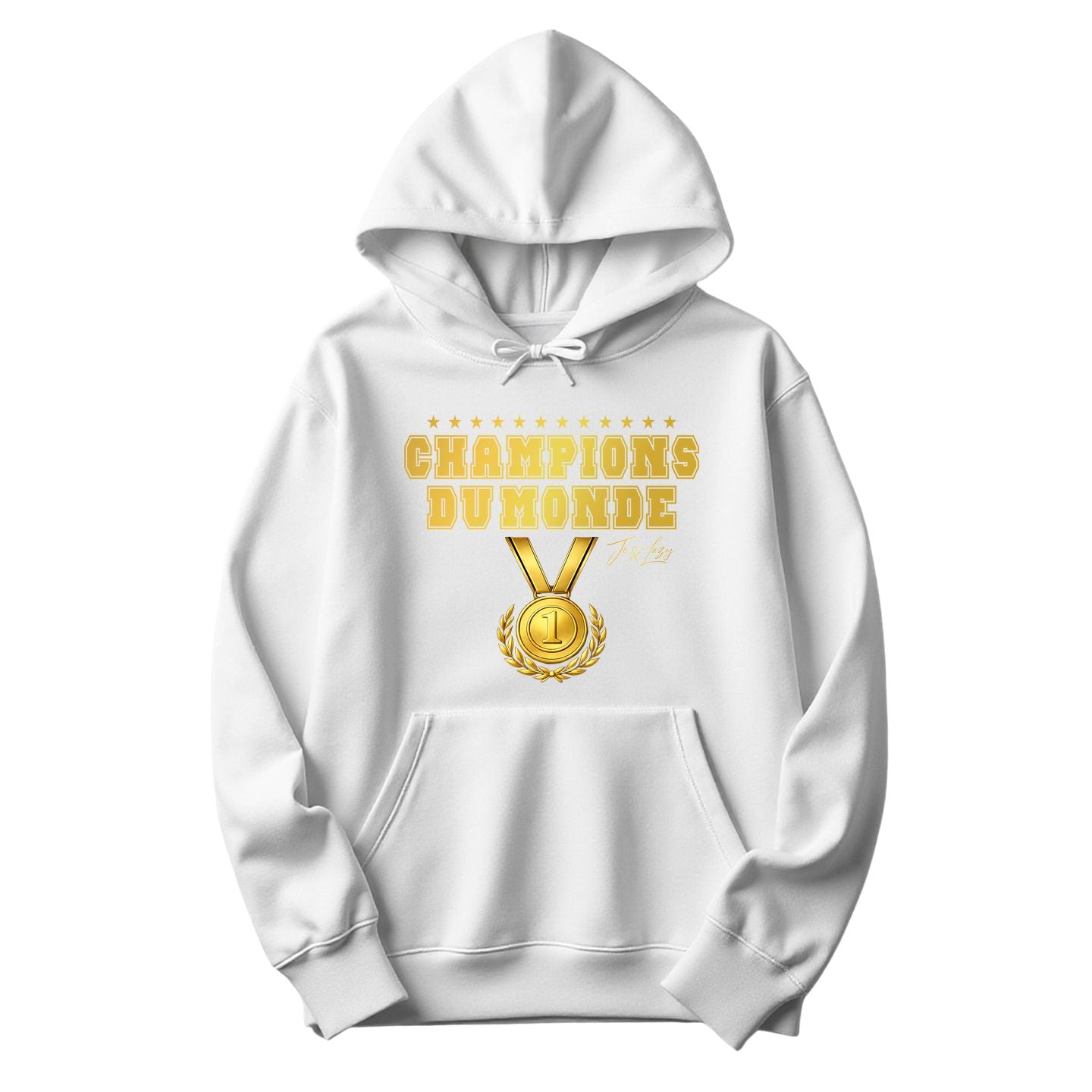 Coton Ouaté Officiel Champion du Monde - Jo & Lazy Image secondaire du produit