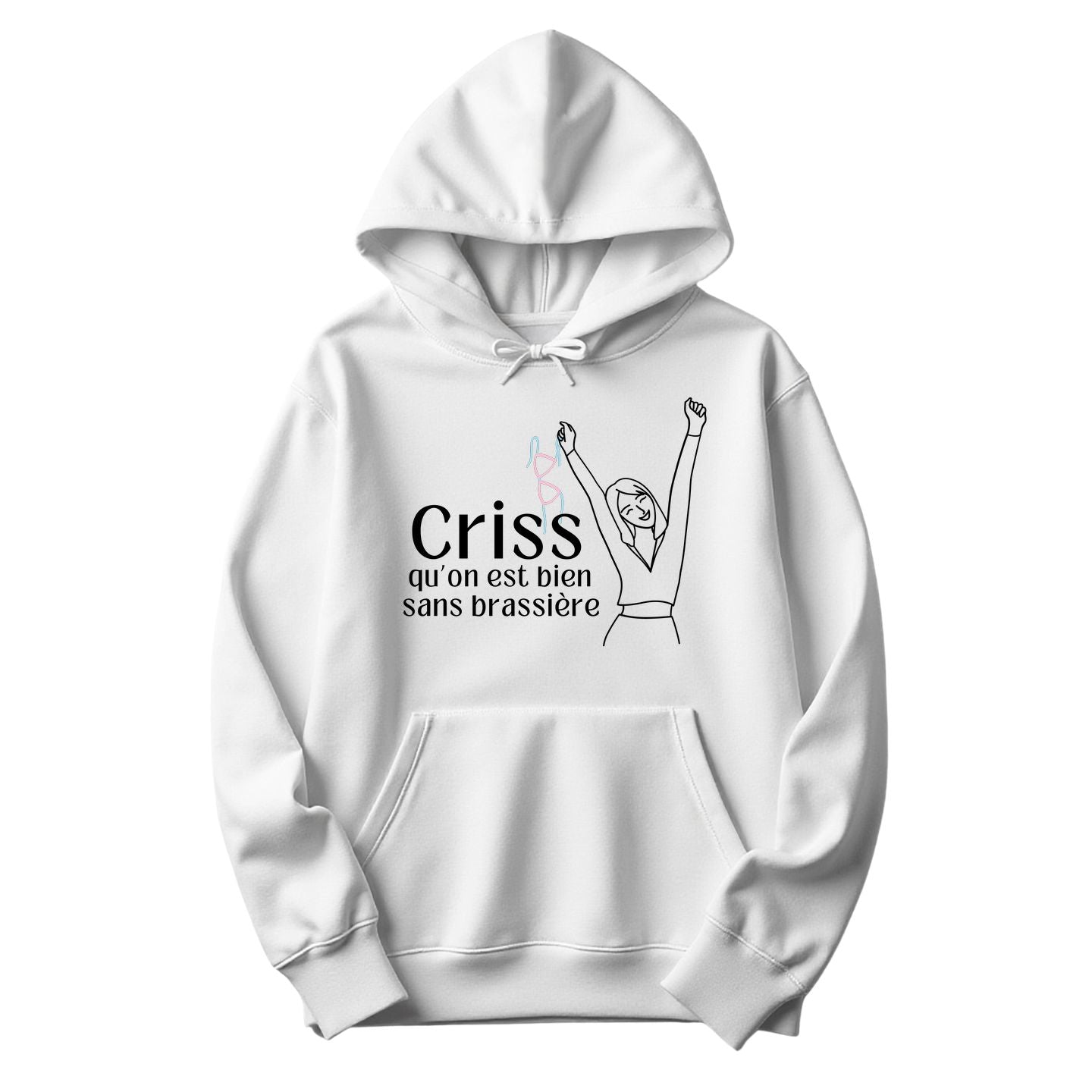 Coton Ouaté Criss qu'on est bien sans brassière