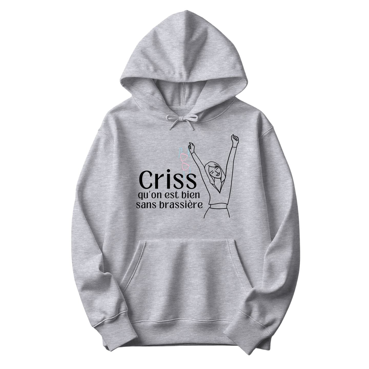 Coton Ouaté Criss qu'on est bien sans brassière