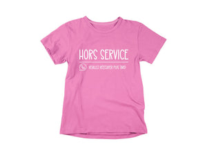 T-Shirt Hors service veuillez réessayer plus tard-Simplement Vrai Boutique Made In Québec