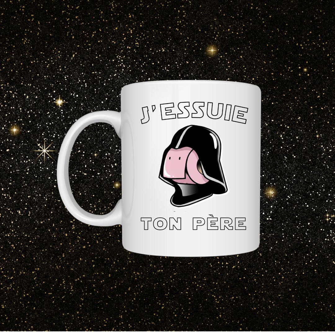 Tasse à café J'essuie ton père