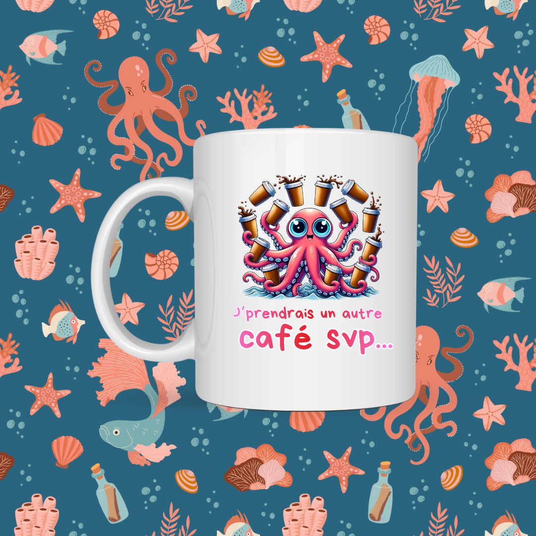 Tasse à café J'prendrais un autrew café svp