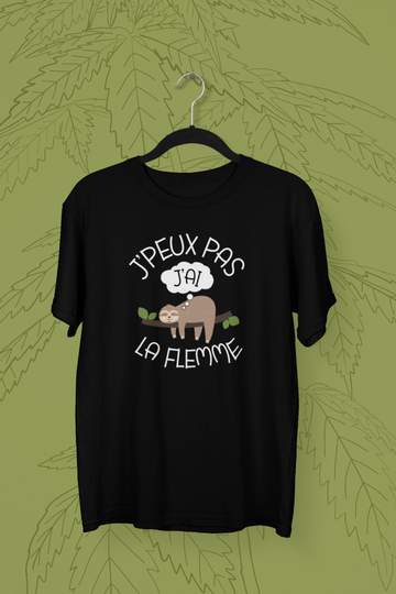 T-Shirt J'peux pas j'ai la flemme