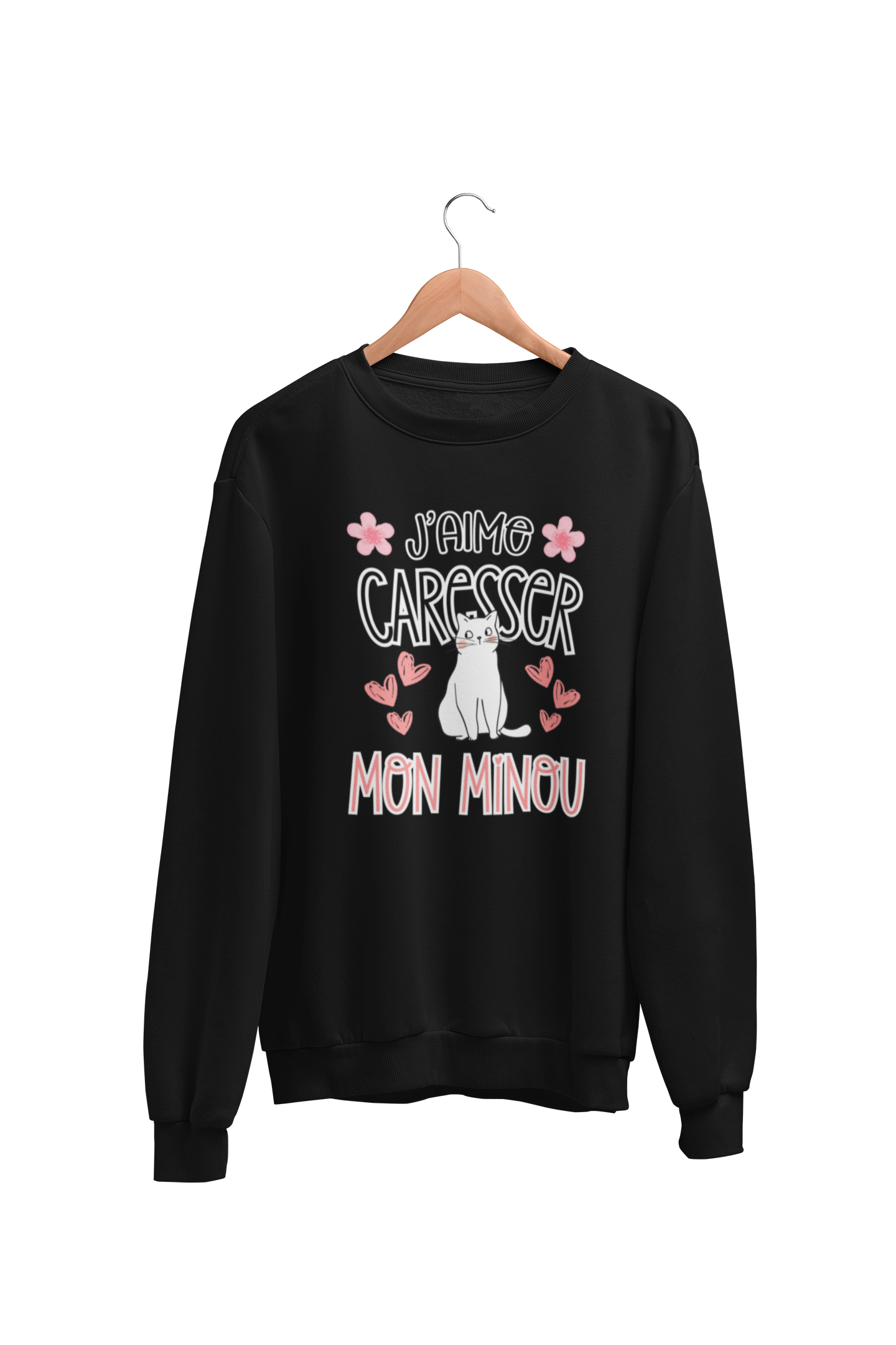 Crewneck J'aime caresser mon minou