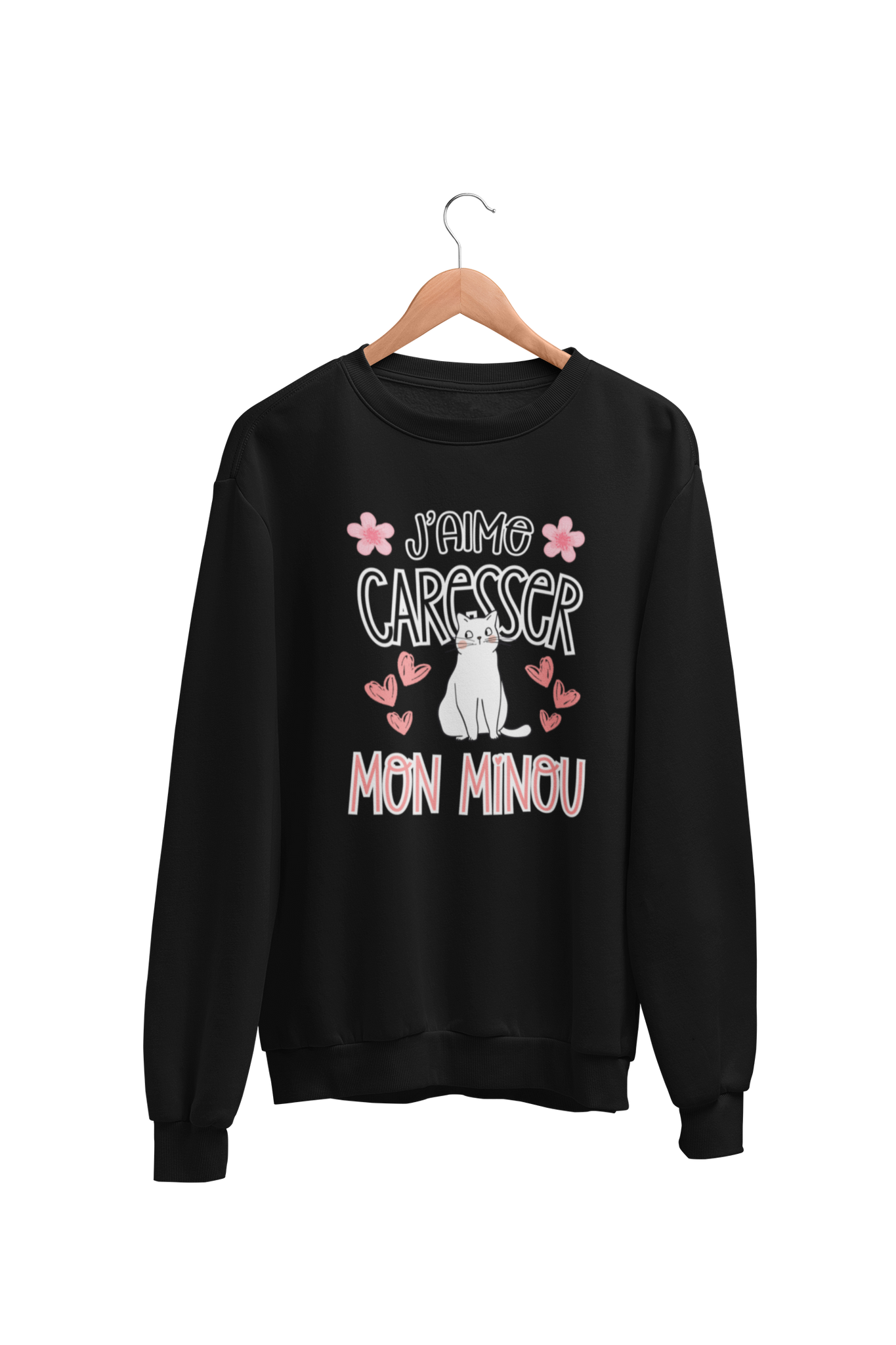 Crewneck J'aime caresser mon minou