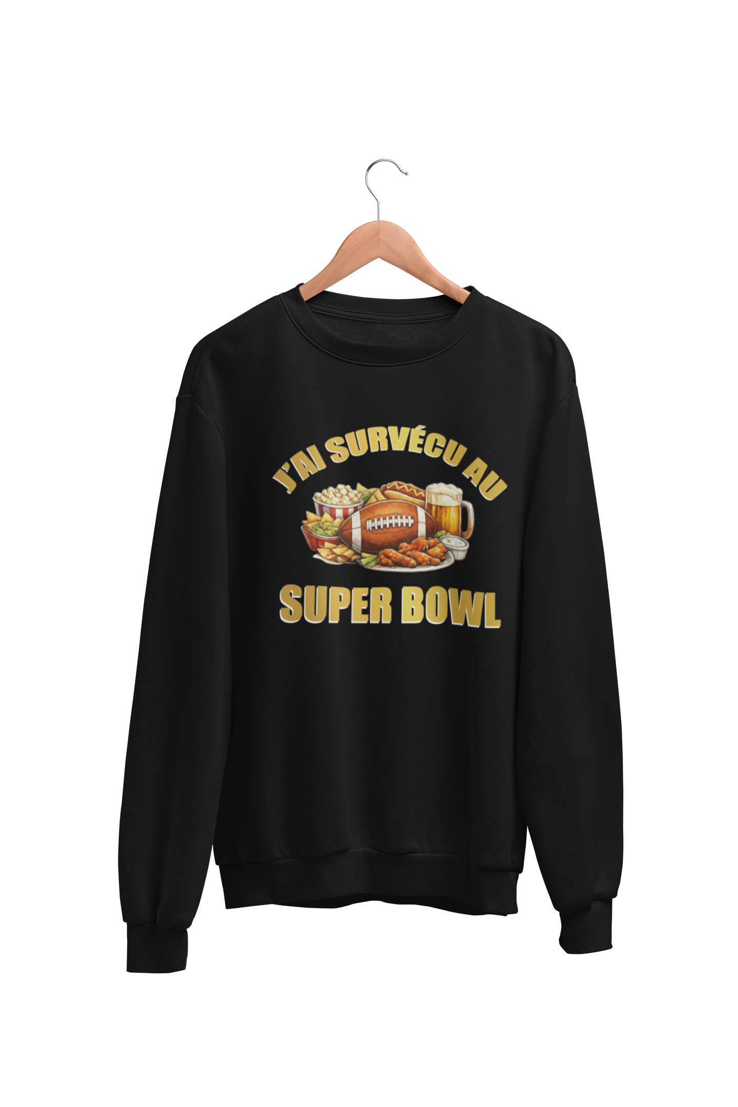 Crewneck J'ai survécu au Super Bowl