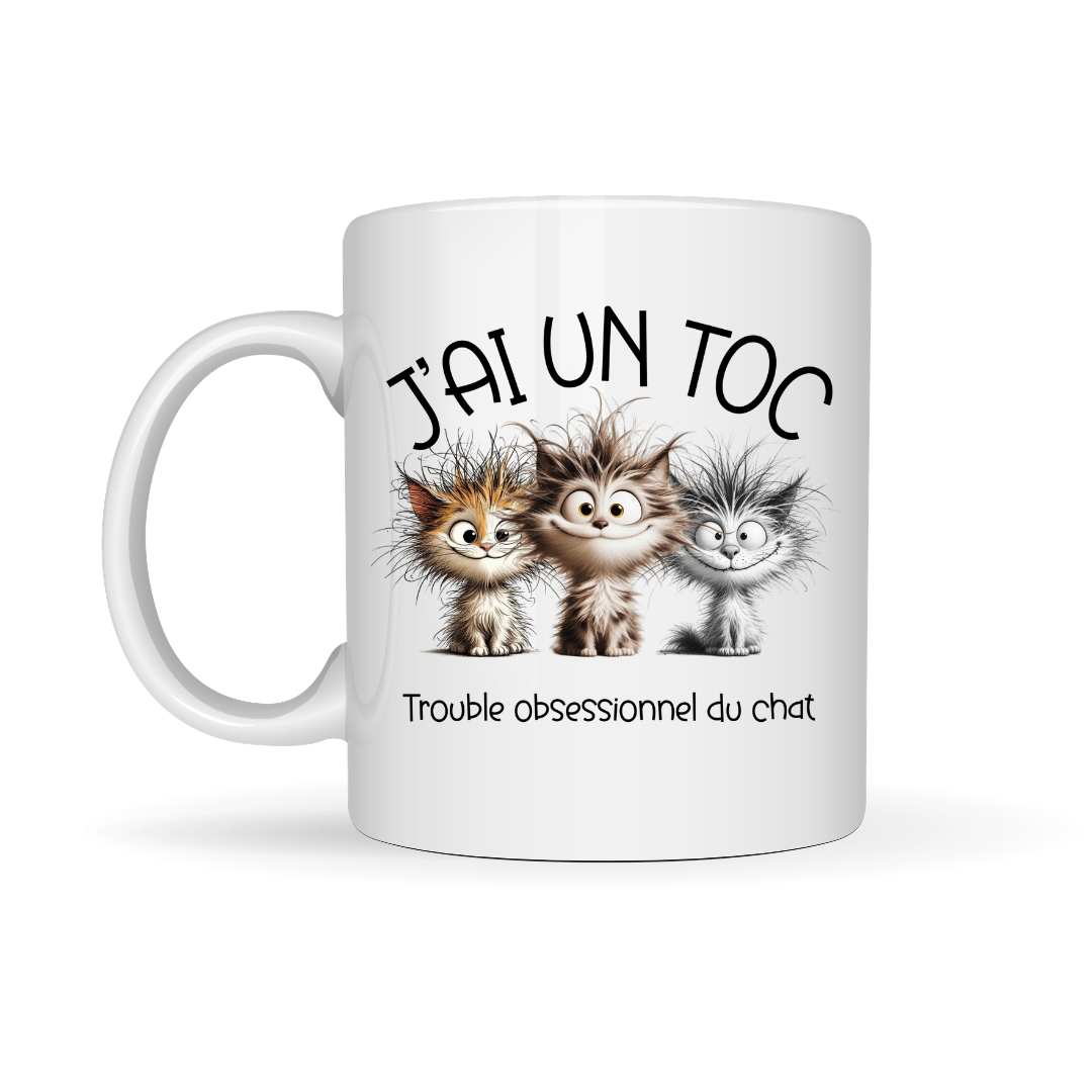 Tasse à café J'ai un T.O.C