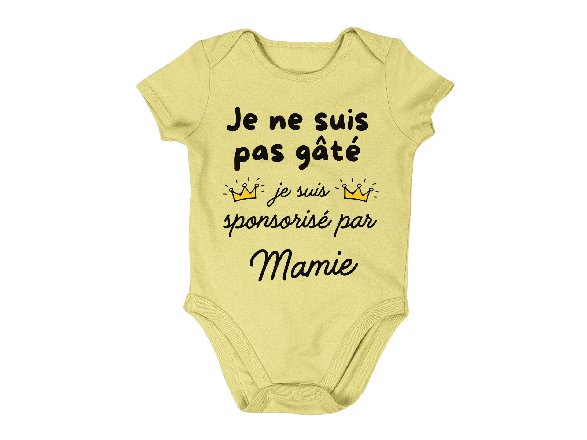 Cache-Couche Je ne suis pas gâté je suis sponsorisé par mamie