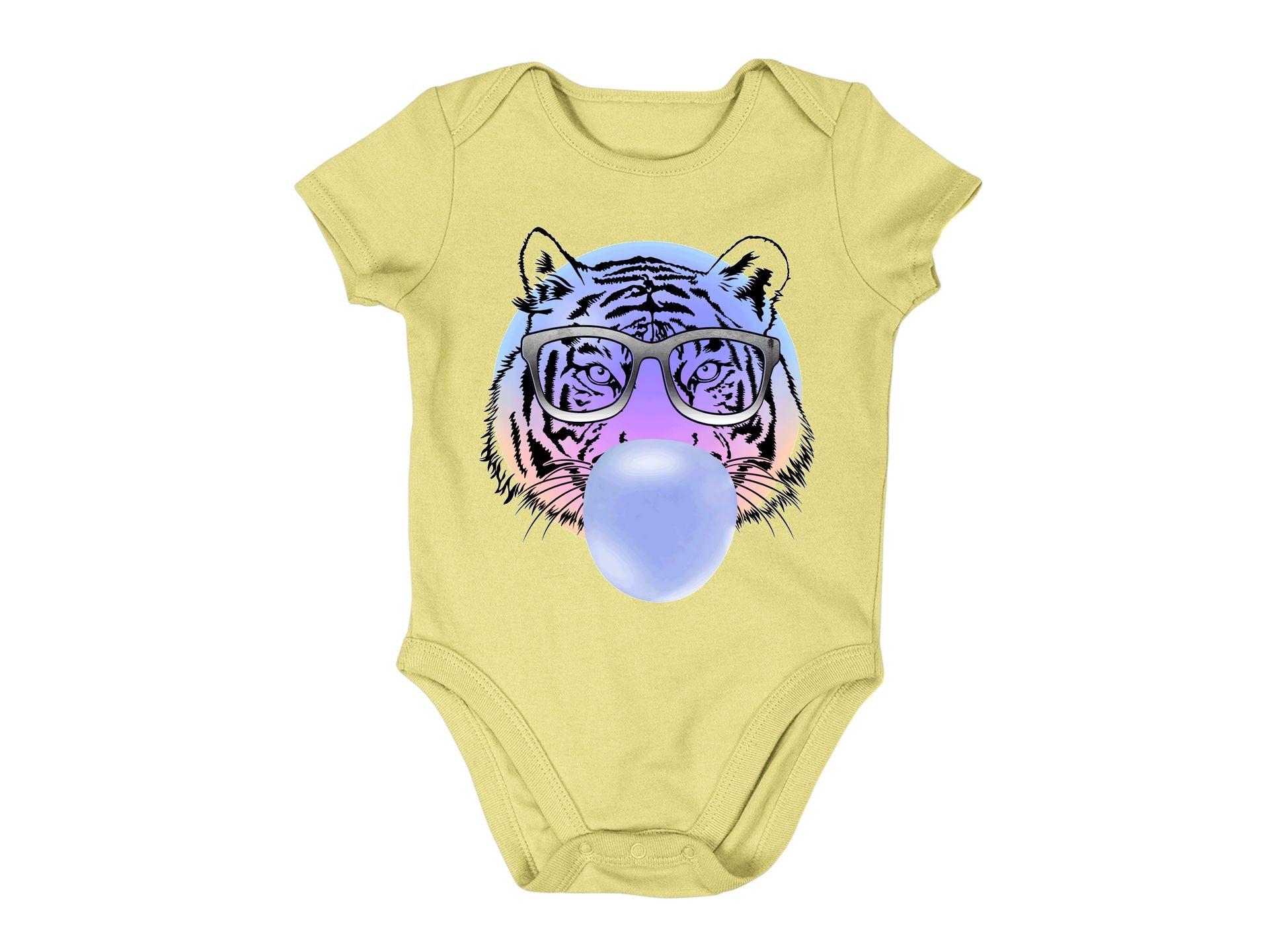Cache-Couche Tigre et boule de gomme