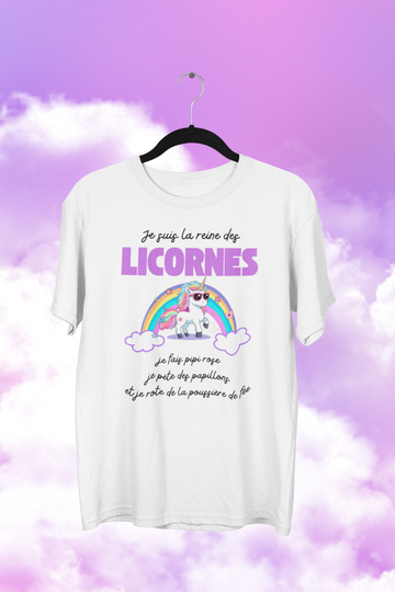 T-Shirt La reine des licornes