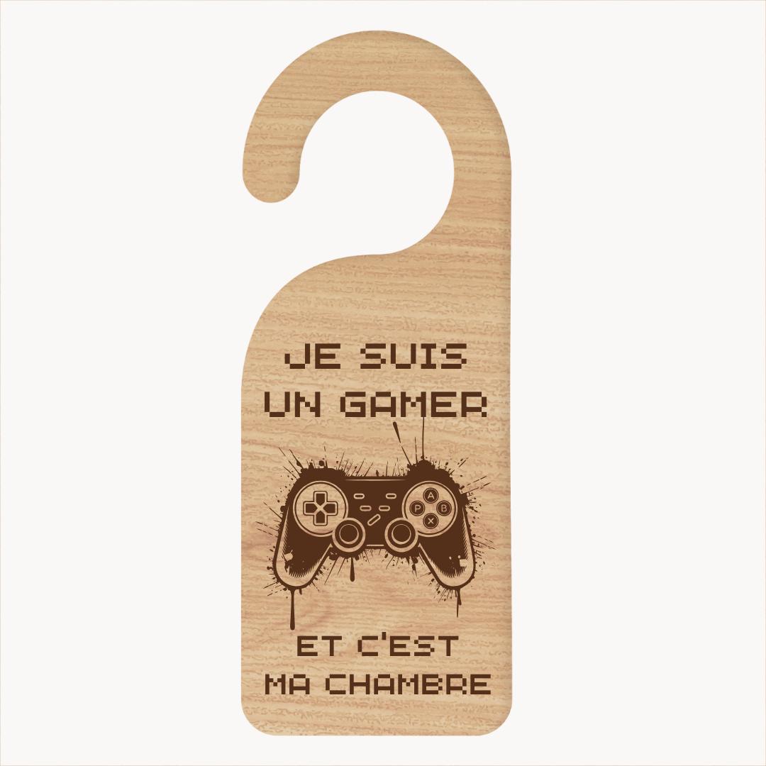 Accroche-Porte Je suis un gamer Image principale du produit