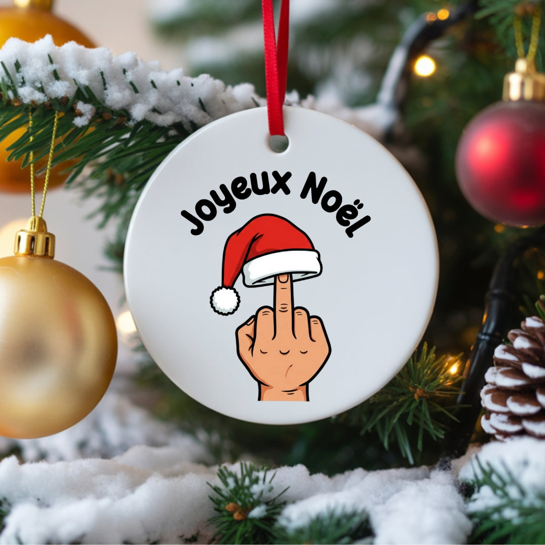 Ornement de Noël Joyeux Noël