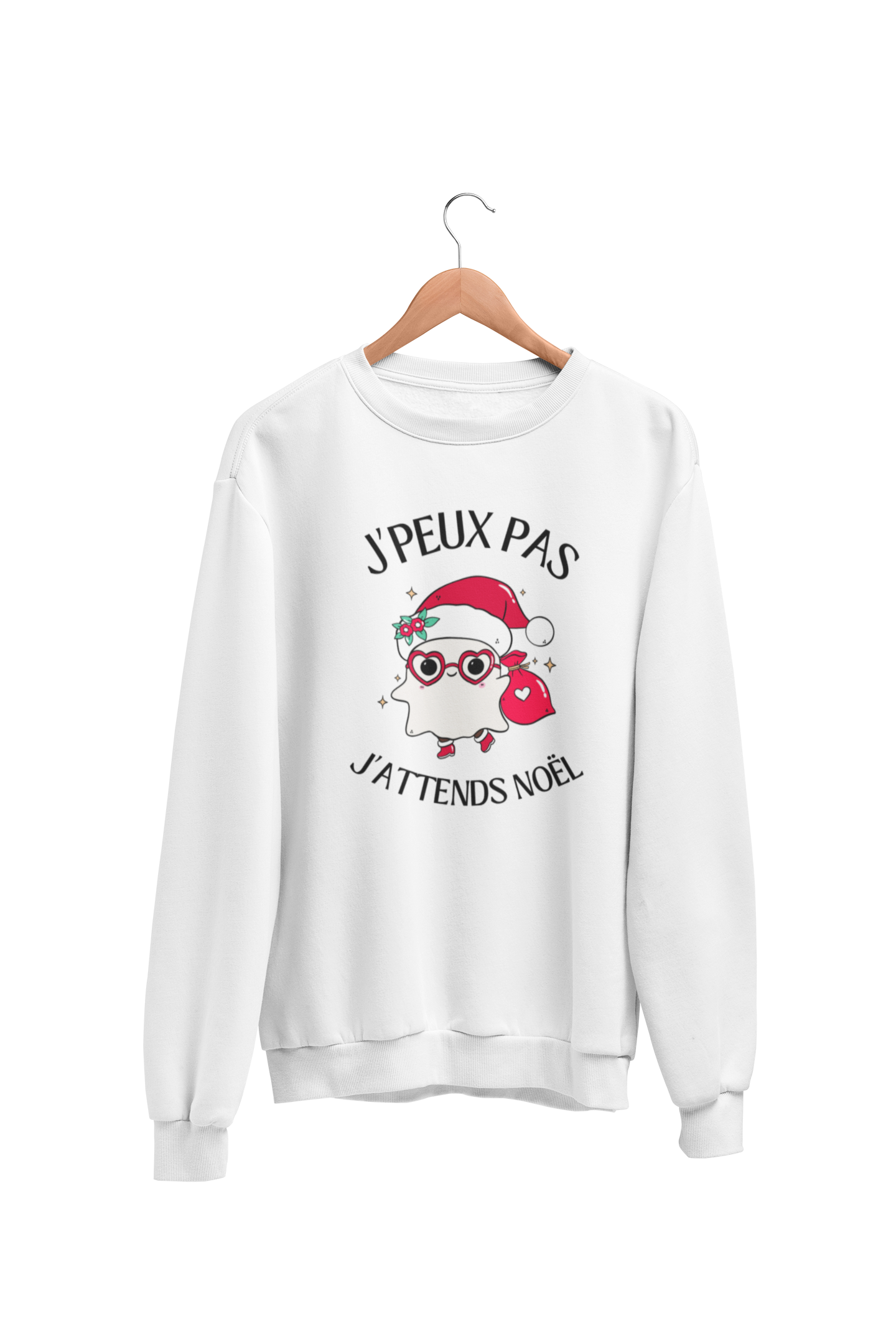 Crewneck J'peux pas j'attends Noël