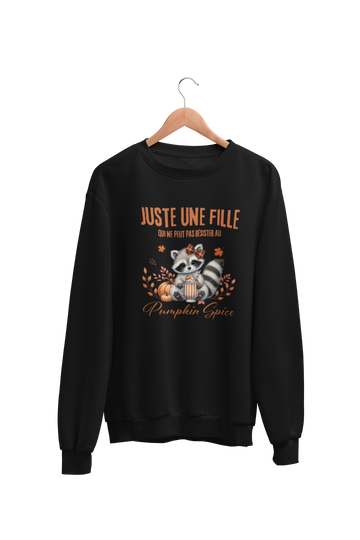 Crewneck Juste une fille Pumpkin Spice