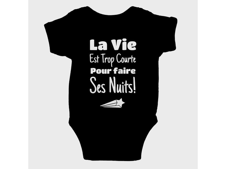 Cache-Couche La vie est trop courte-Simplement Vrai Boutique Made In Québec