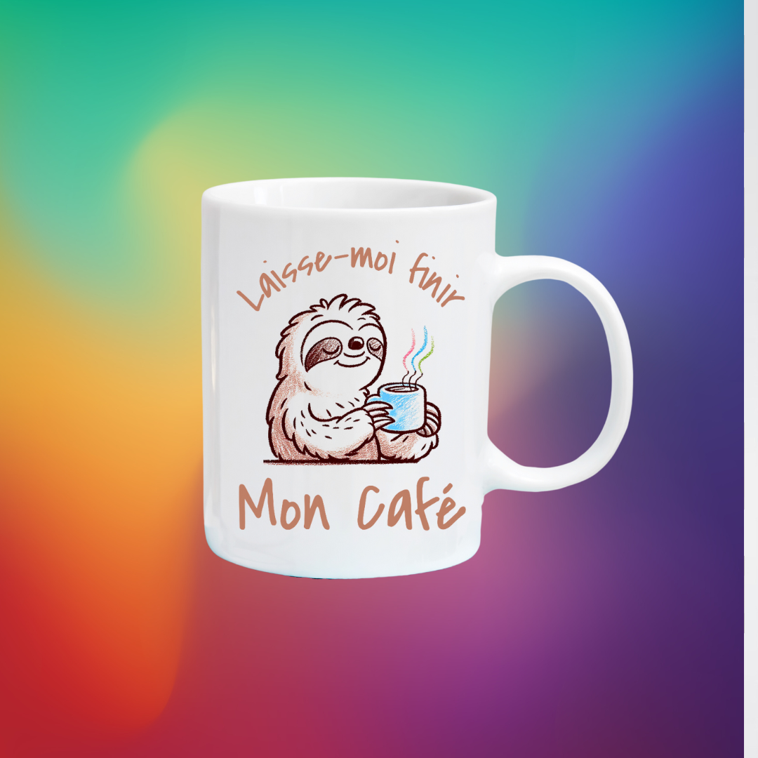 Tasse à café Laisse-moi finir mon café