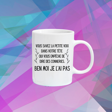 Tasse à café La petite voix dans votre tête