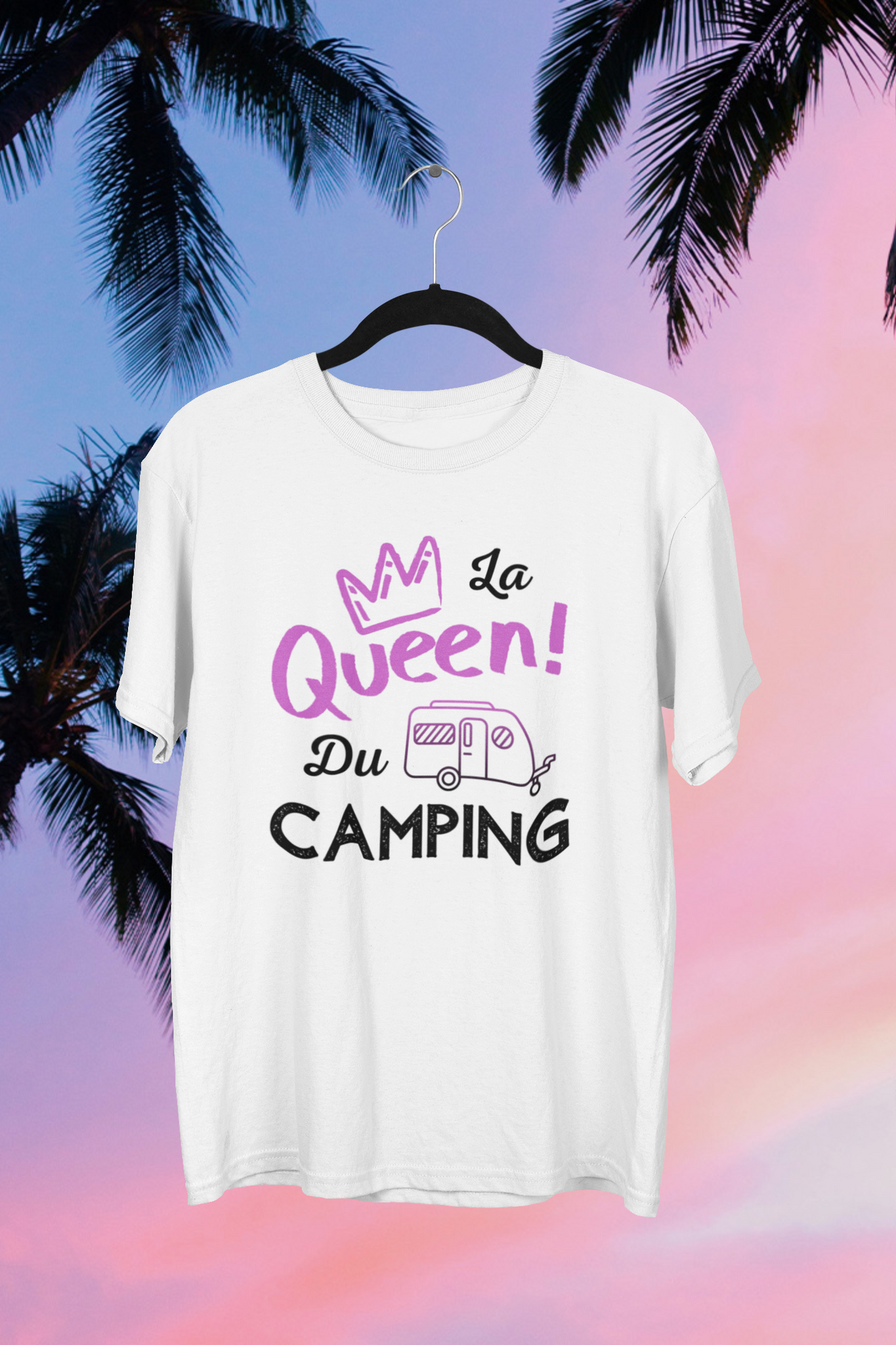 T-Shirt La Queen du Camping