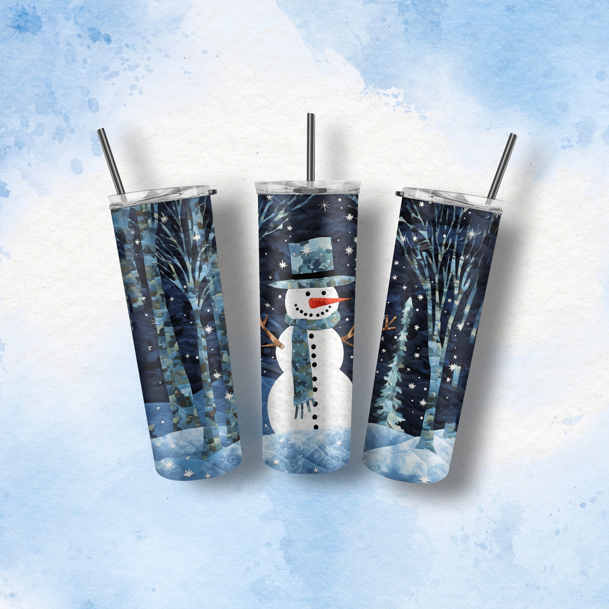 Tumbler Le bonhomme de neige