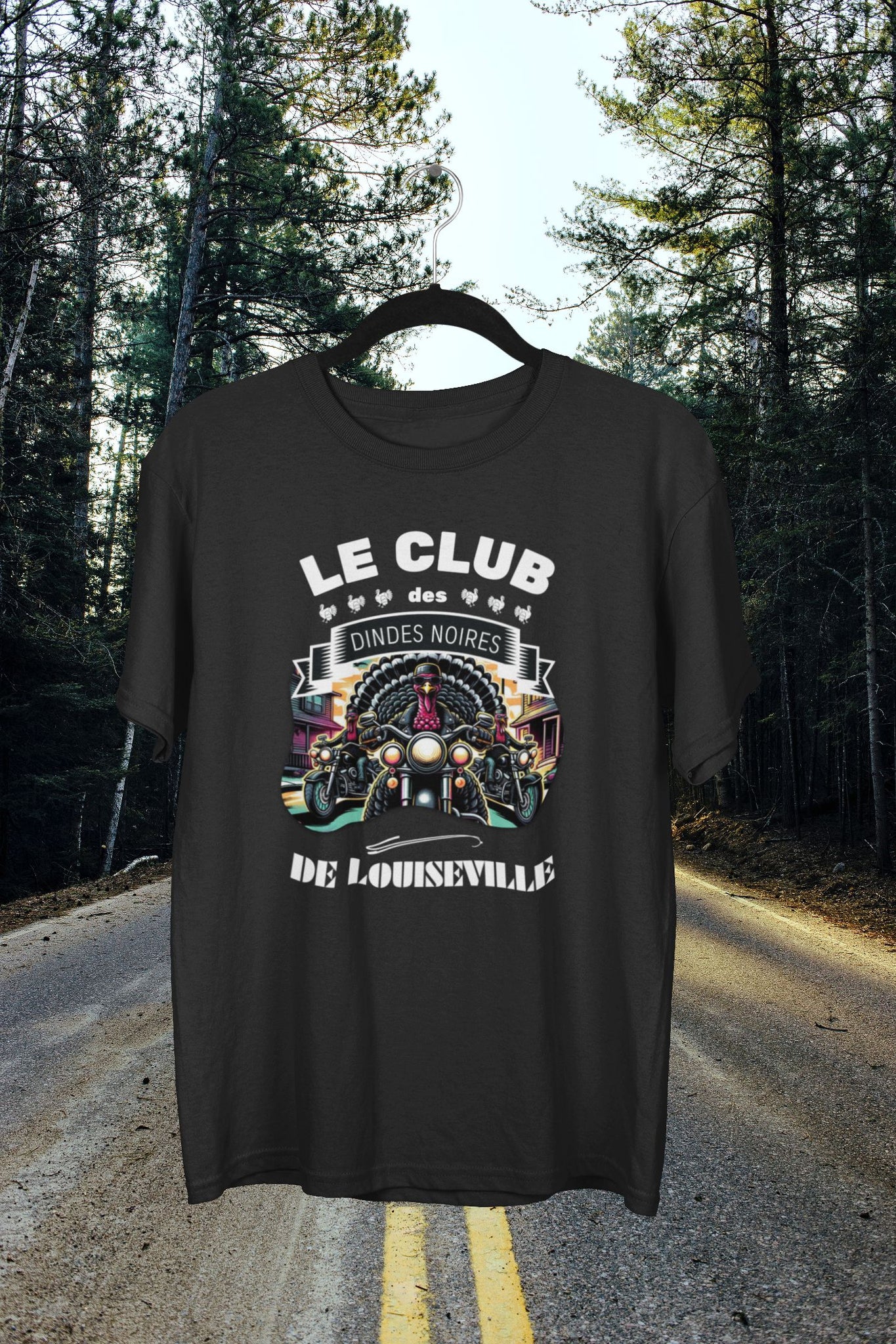 T-Shirt Le Club des dindes noires de Louiseville