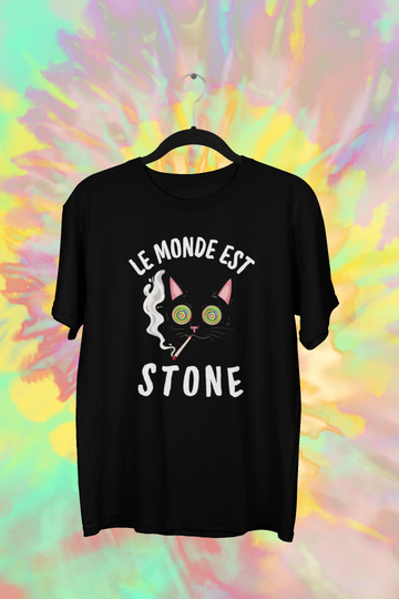 T-Shirt Le Monde Est Stone