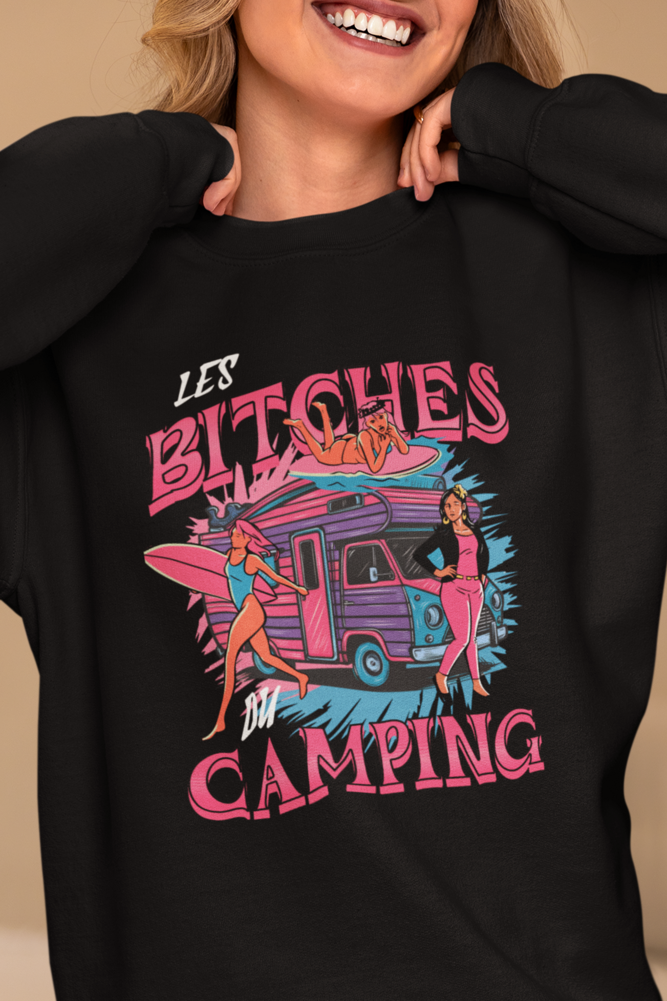 Crewneck Les Bitches du Camping