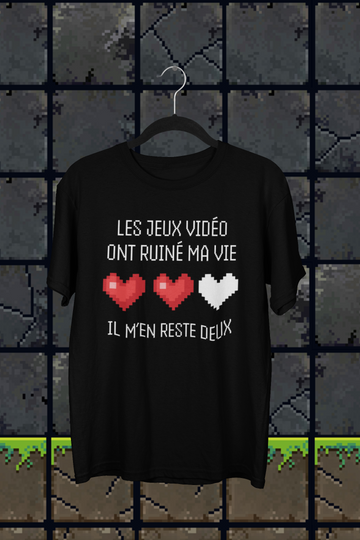 T-Shirt Les jeux vidéo ont ruiné ma vie