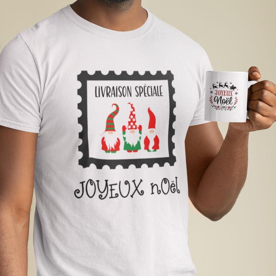 T-Shirt Livraison Spéciale, Joyeux Noël