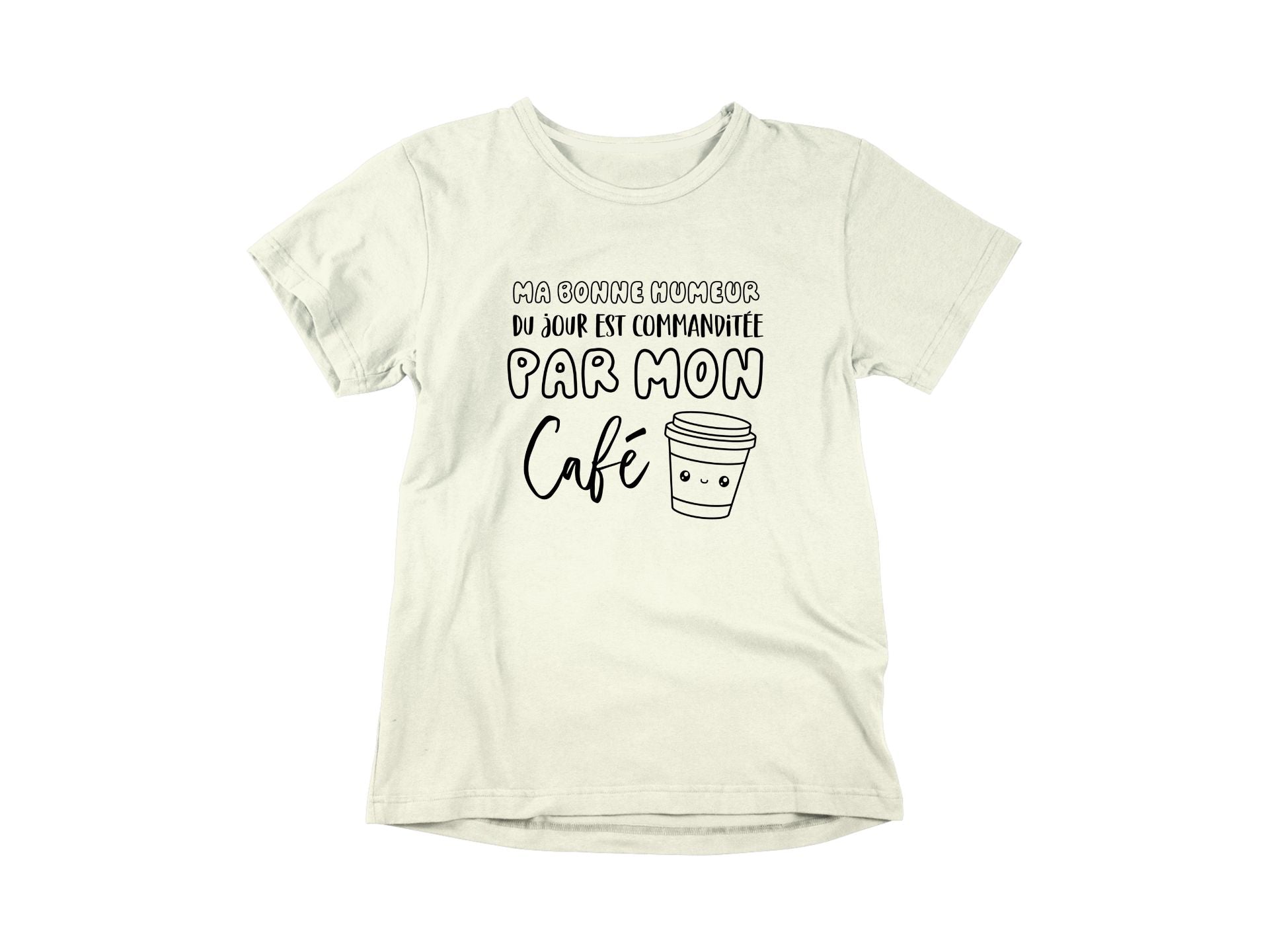 T-Shirt Ma bonne humeur du jour-Simplement Vrai Boutique Made In Québec