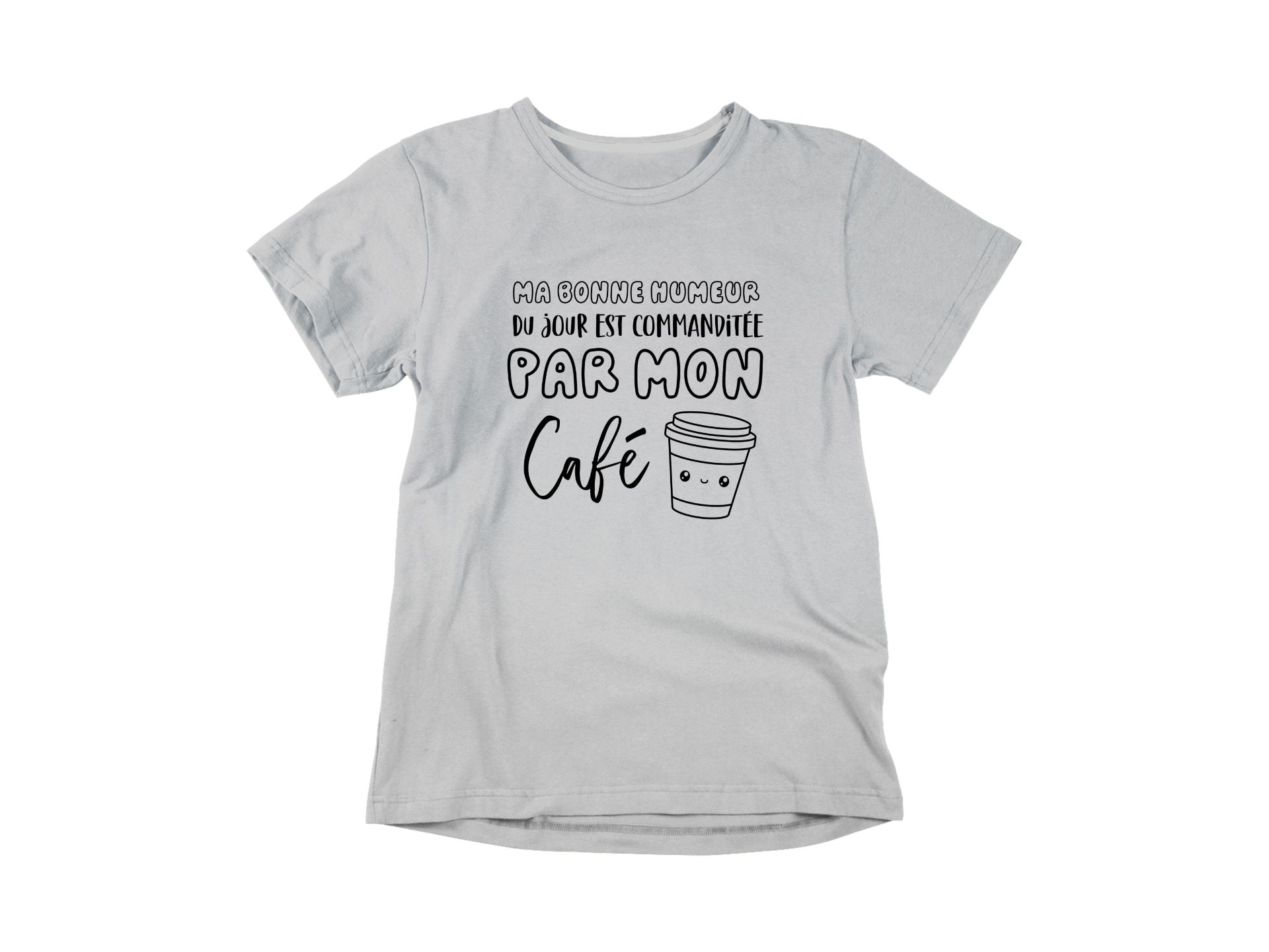 T-Shirt Ma bonne humeur du jour-Simplement Vrai Boutique Made In Québec