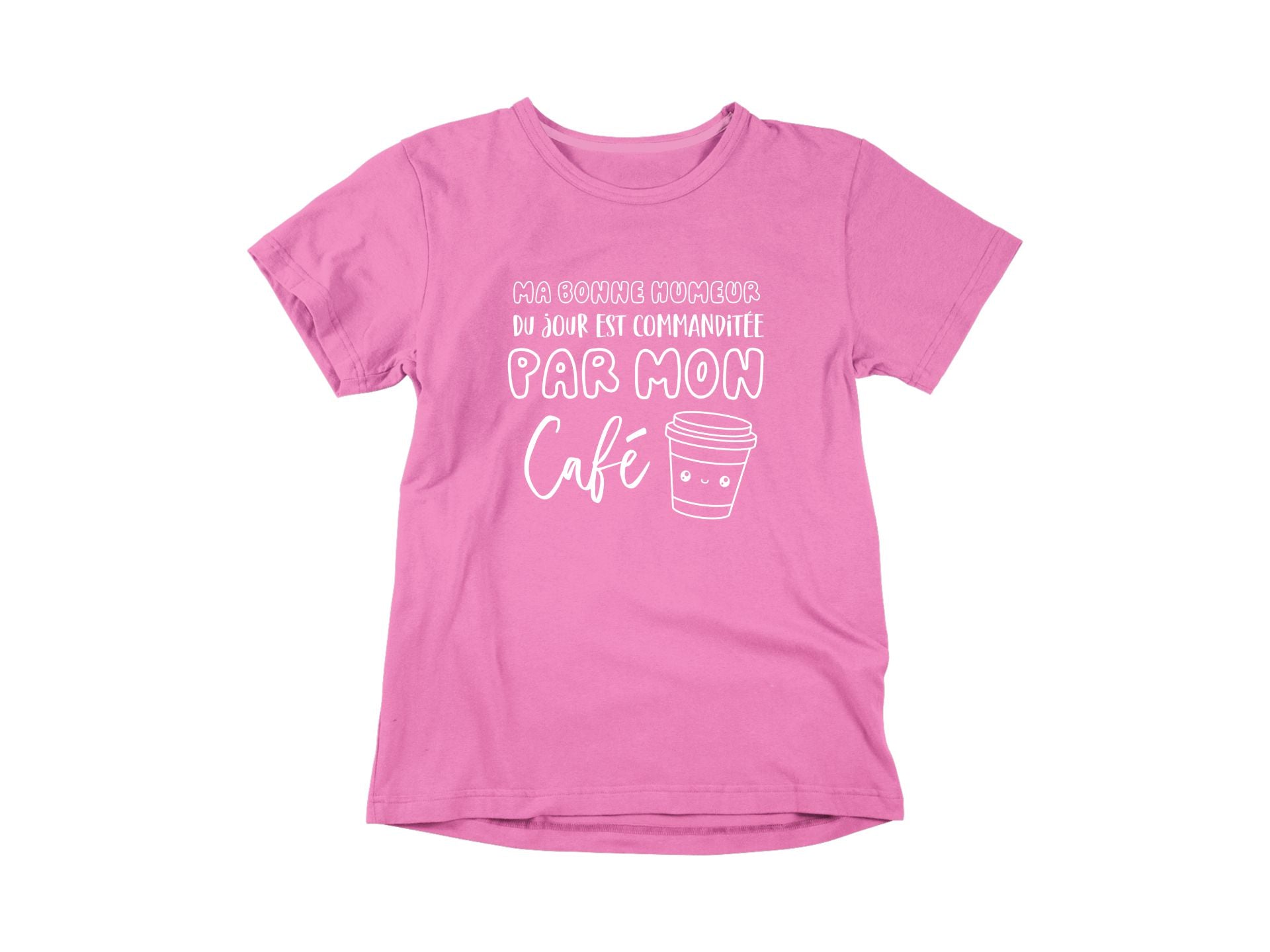 T-Shirt Ma bonne humeur du jour-Simplement Vrai Boutique Made In Québec