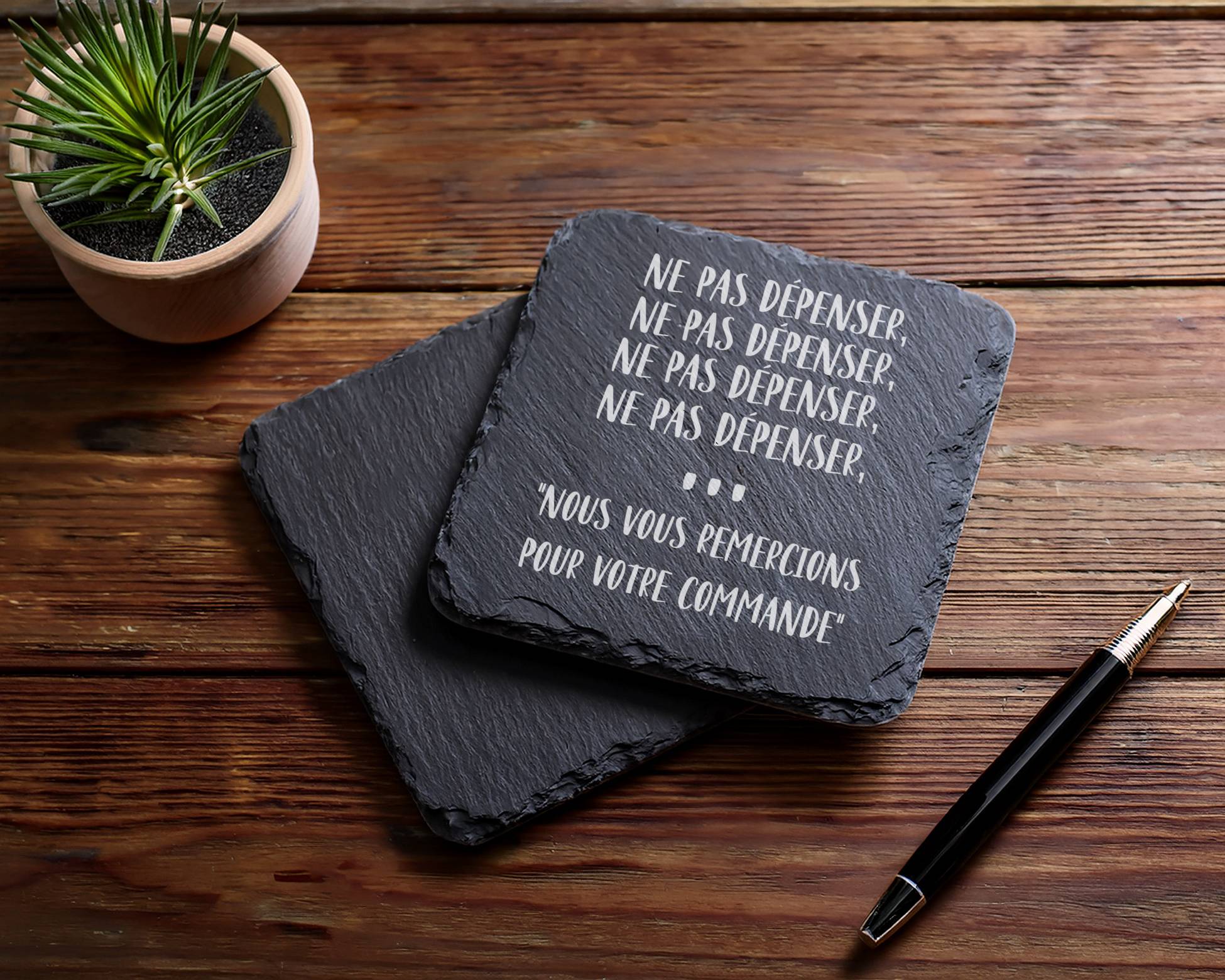 Sous-Verres Ne pas dépenser