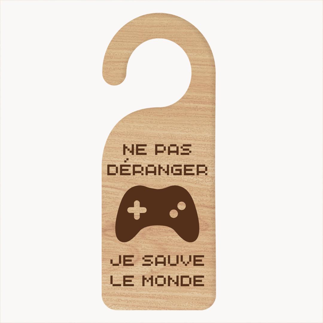 Accroche-Porte Je sauve le monde