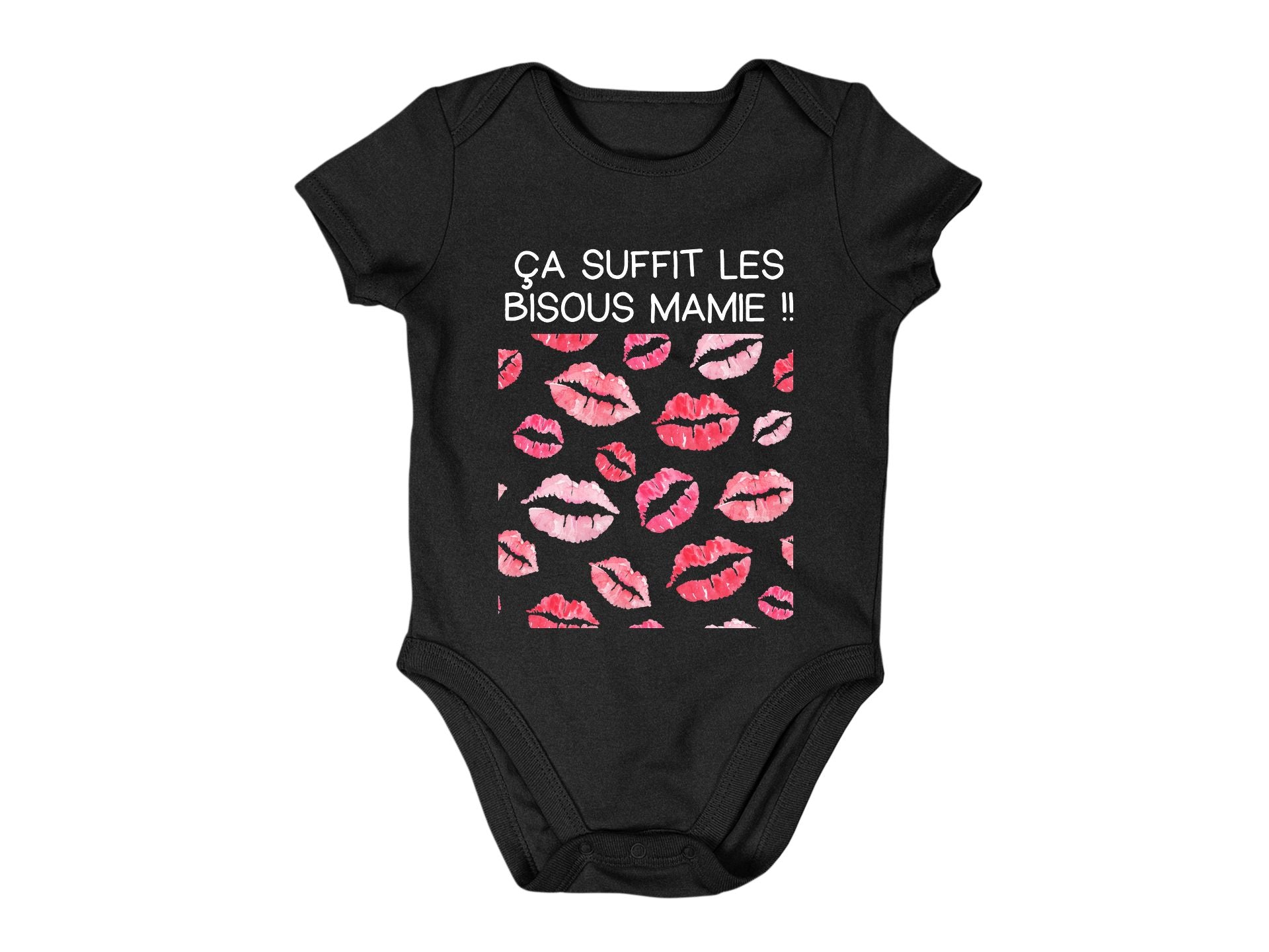 Cache-Couche Ça suffit les bisous mamie Image principale du produit