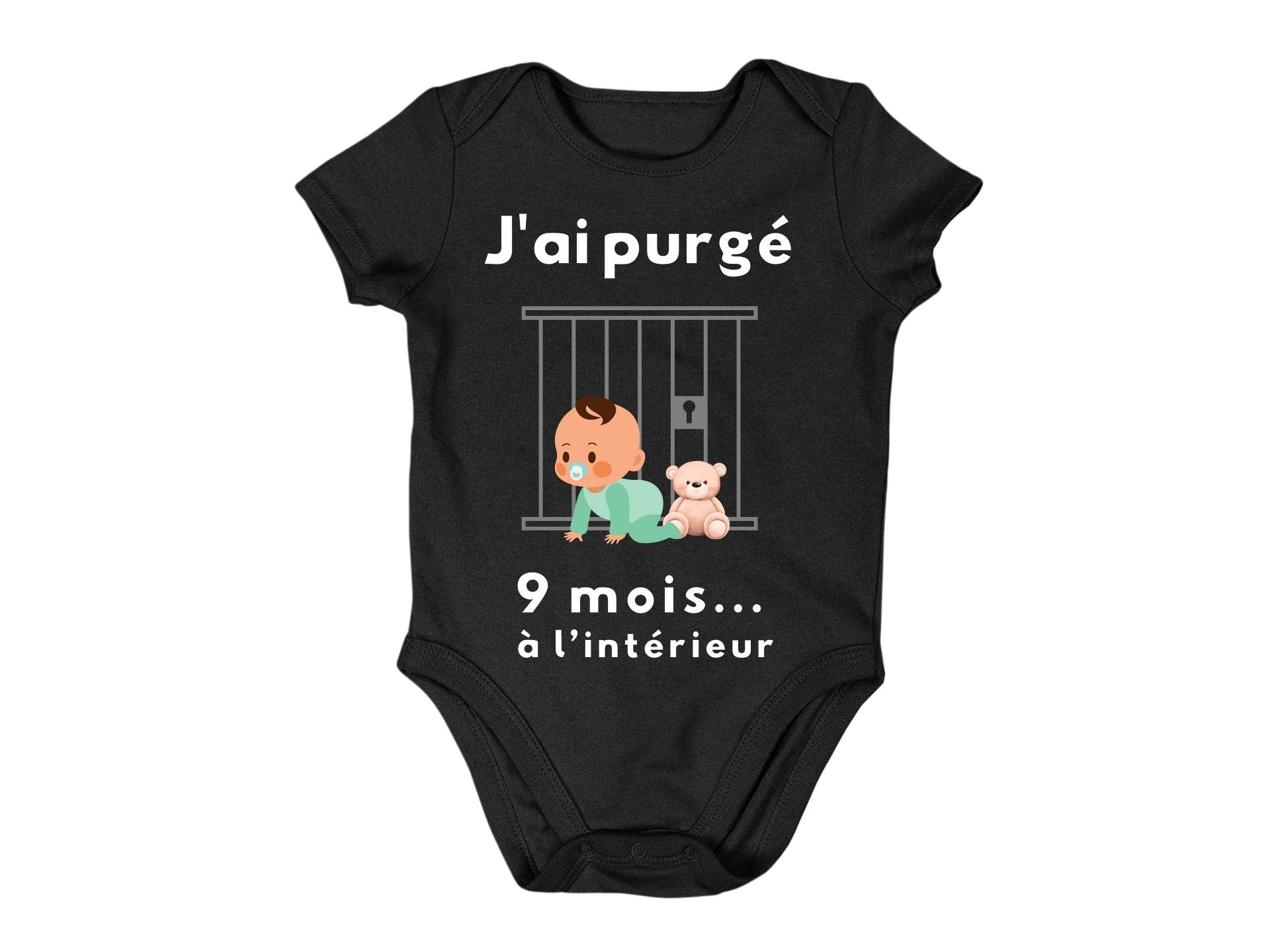 Cache-Couche J'ai purgé 9 mois à l'intérieur Image principale du produit