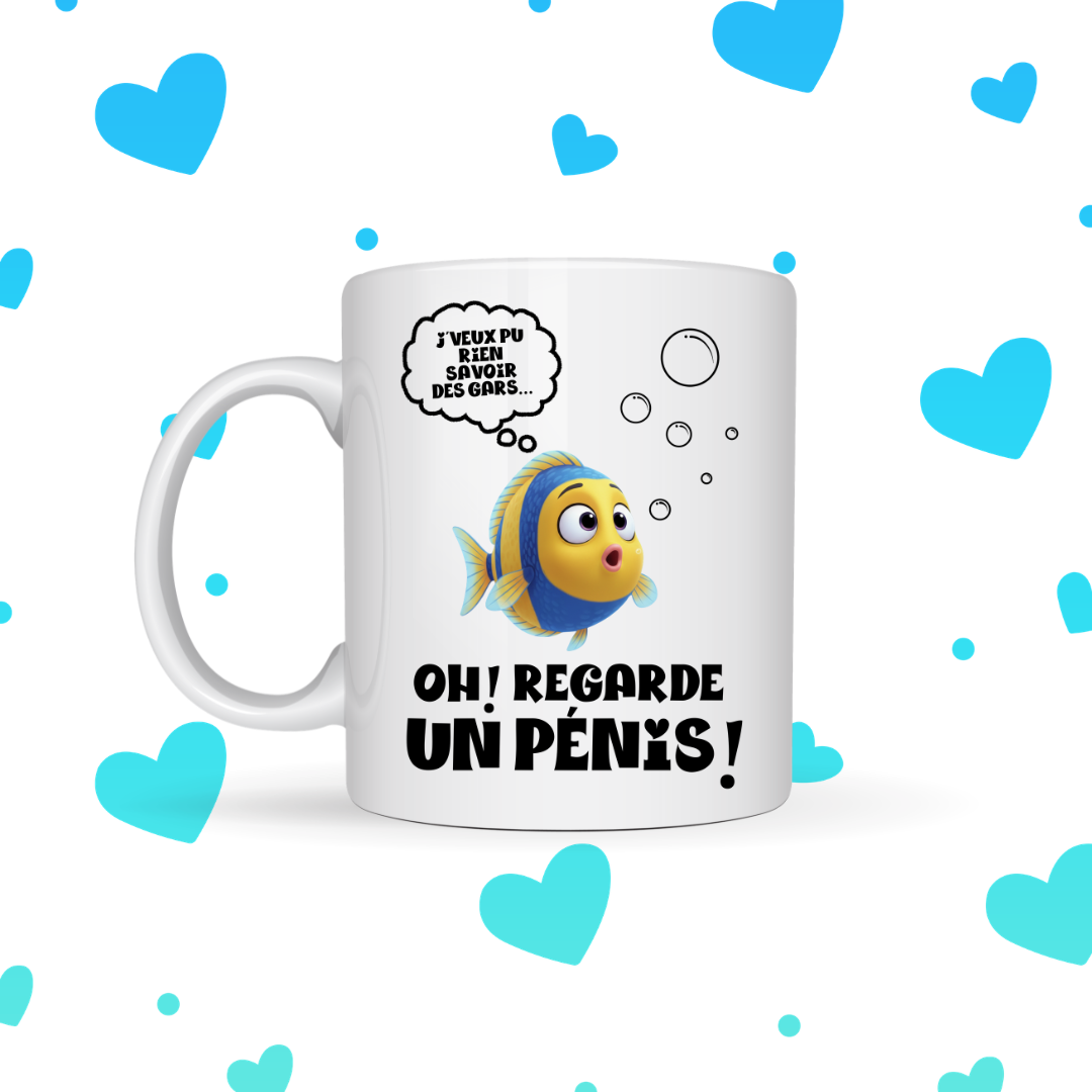 Tasse à café Oh Regarde un Pénis